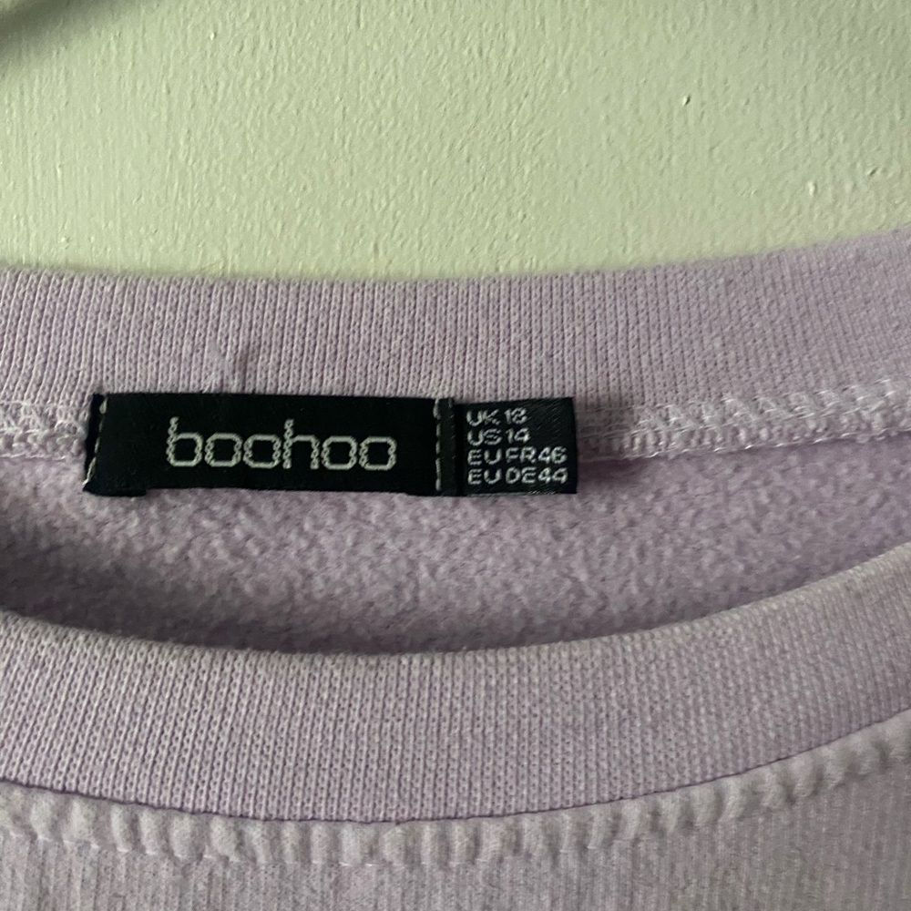 BooHoo Lilac Sweatshirt